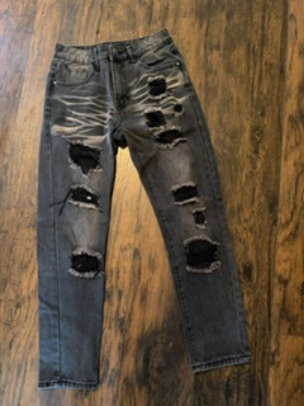 Distressed Denim Jeans